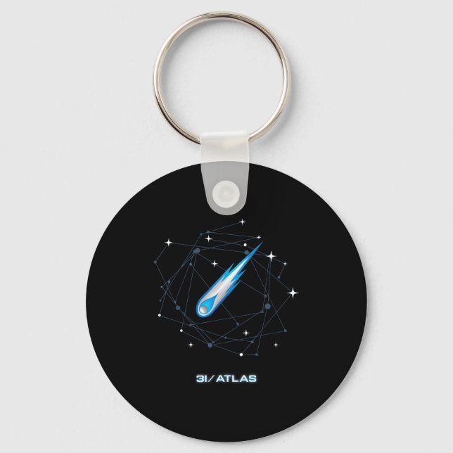 Llavero 3i Atlas Cometa Interestelar 2025 Astronomía Espac (Anverso)