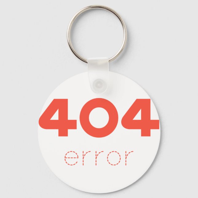 Llavero 404 error (Anverso)