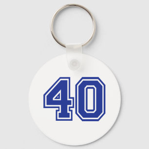 Llavero 40 - cuarenta