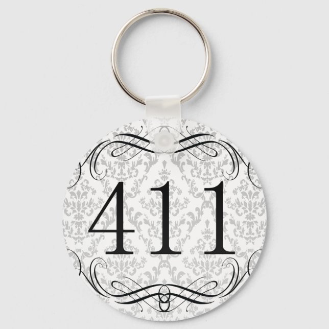 Llavero 411 Código de área (Anverso)