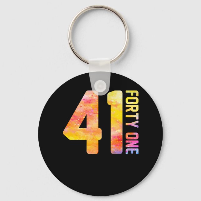 Llavero 41 Años Cuarenta Y Uno (Anverso)