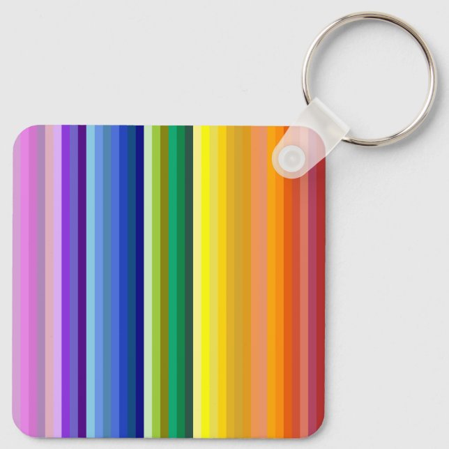 Llavero 42 Rayos Espectro Arcoiris (Reverso )