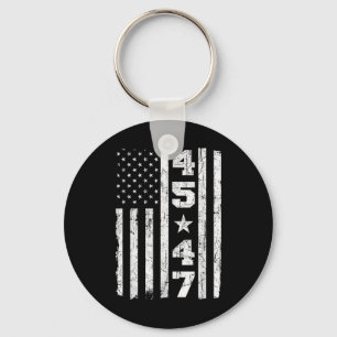 Llavero 45 47 Trump Viste Bandera Estadounidense 2025 Pres