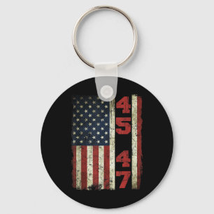 Llavero 45 47 Trump Viste Bandera Estadounidense 2025 Pres