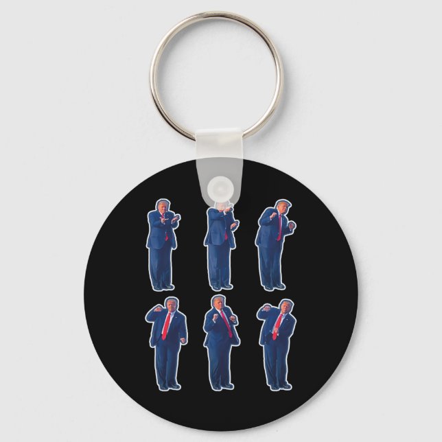 Llavero 45 Danza Donald Trump 47.º presidente Trump 1 (Anverso)