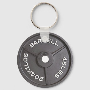 Llavero 45lb placa - Barbell