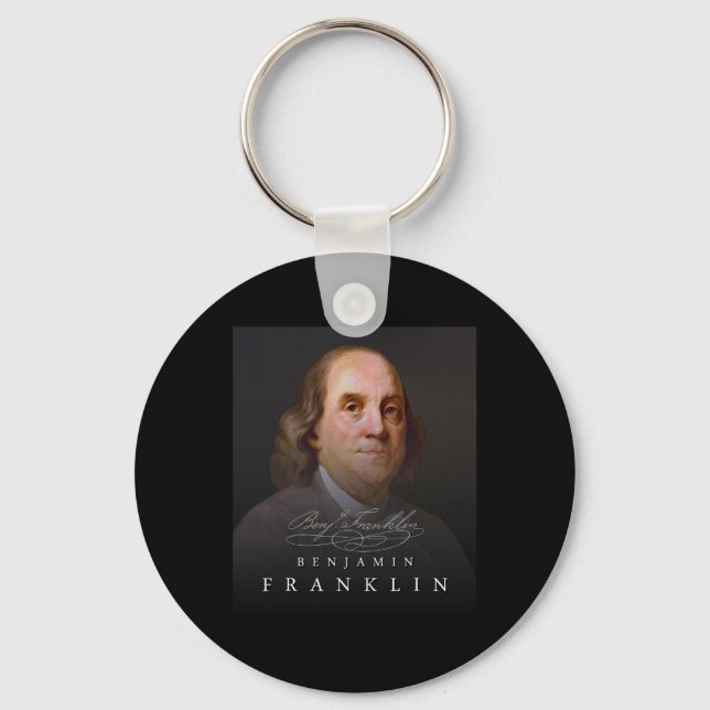 Llavero 4.º Padre Fundador Ben Benjamin Franklin Tee (Anverso)