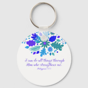 Llavero 4:13 de los filipenses - puedo hacer todas las