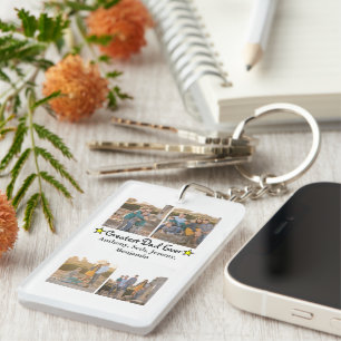 Llavero 4 Collage de fotos: El mayor padre de DBL