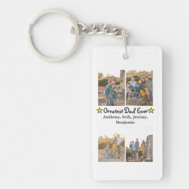 Llavero 4 Collage de fotos: El mayor padre de DBL