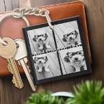Llavero 4 Collage de fotos - puede cambiar el color de fon<br><div class="desc">¡Usa tus fotos de Instagram cuadradas para obtener los mejores resultados! PARA CAMBIAR EL FONDO - haga clic en el área de diseño personalizar o avanzado, y elija un color en el selector de color. Añade tus fotos e instantáneas favoritas a esta tira de película para un divertido guardián de...</div>