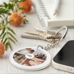 Llavero 4 Collage Personalizado de fotos personalizado<br><div class="desc">Crea un Collage de fotos Personalizado único personalizado personalizado 4 Photo keychain con texto de Ricaso - agrega tus propias 4 fotografías. perfecto para un regalo para ti o para otros.</div>