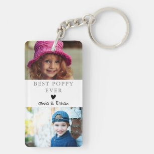 Llavero 4 Collages de fotos te queremos mejor amapola