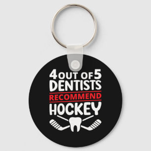 Llavero 4 de cada 5 dentistas recomiendan el hockey sobre 