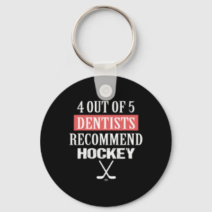 Llavero 4 de cada 5 dentistas recomiendan hockey divertido