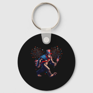 Llavero 4 De Julio Bandera Americana Grande Sasquatch 4