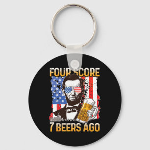 Llavero 4 De Julio Beer Beer Patriot Cuatro Puntuaciones Y