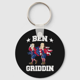 Llavero 4 De Julio Benjamin Franklin Griddy Ben Griddin 1