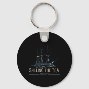 Llavero 4 De Julio Derramando El Té Desde 1773 Cuarto De
