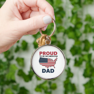 Llavero 4 de julio Día del Padre Patriótico