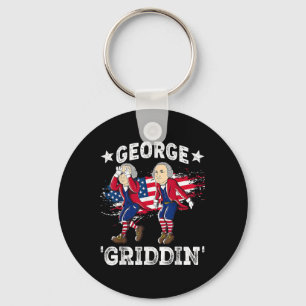 Llavero 4 de julio George Washington Griddy George Griddi