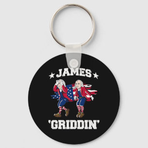 Llavero 4 De Julio James Madison Griddy James Griddin