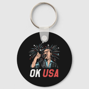 Llavero 4 De Julio Ok Usa Bloodsport