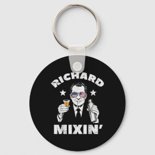 Llavero 4 De Julio Richard Mixin Nixon Presidente Patriot