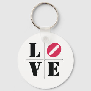 Llavero 4 letras palabra amor