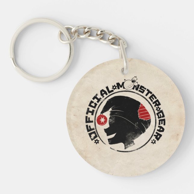 Llavero 4 monstruos pequeños - Logo de Nigel Holiday (Frente)