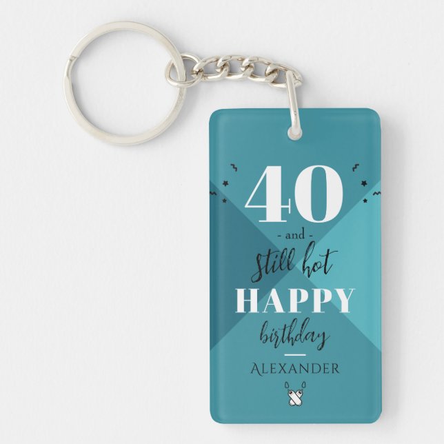 Llavero 4 O y todavía caliente (Frente)