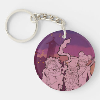 Llavero 4 pequeños monstruos - Música nocturna