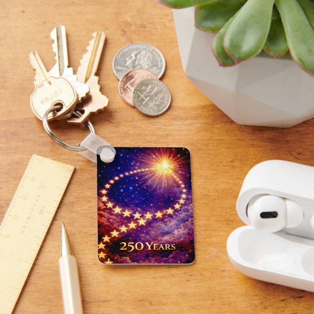 Llavero 4th of July 50 Stars 250 Years USA Independence (Escritorio )