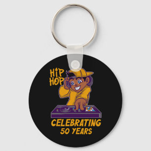 Llavero 50º Aniversario Historia Negra Dj Baile Rapero Hip
