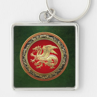 Llavero [500] Dragón islandés, Landvttir [Gold]