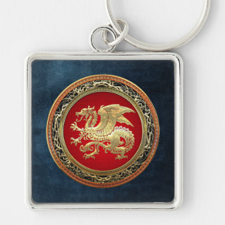 Llavero [500] Dragón islandés, Landvttir [Gold]