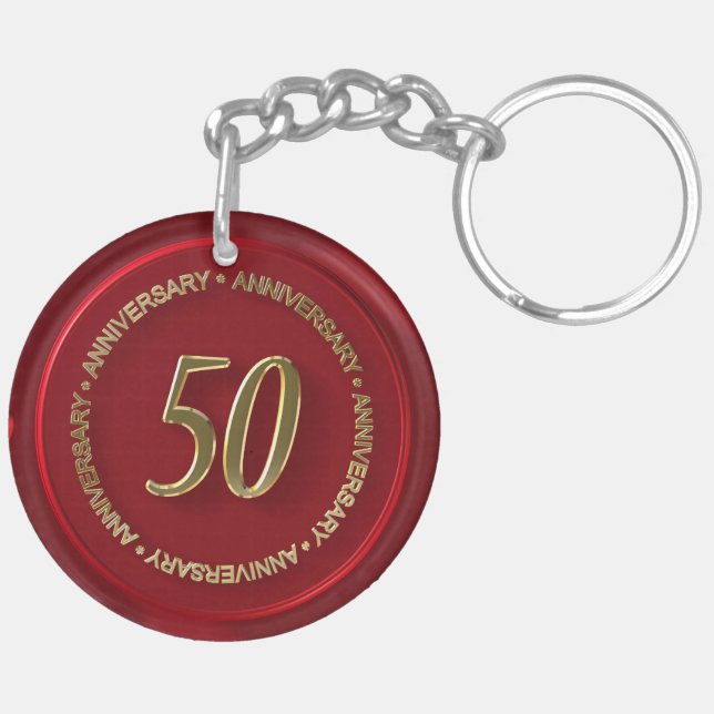 Llavero 50.ª foca de cera roja (Atrás Derecha)