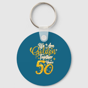 Llavero 50 aniversario de bodas nosotros dorado juntos 50 
