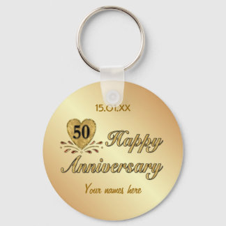 Llavero 50° Aniversario - Oro