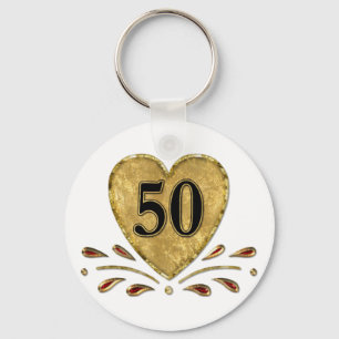 Llavero 50° Aniversario - Oro