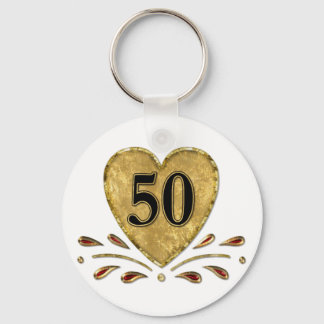 Llavero 50° Aniversario - Oro