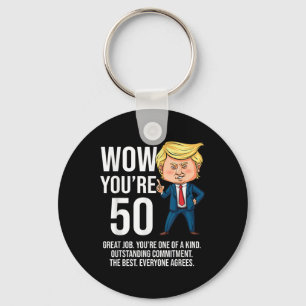 Llavero 50 años Funny Trump Republicano