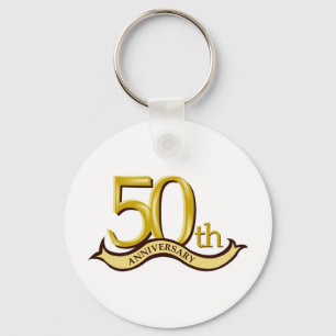 Llavero 50.o regalo personalizado del aniversario