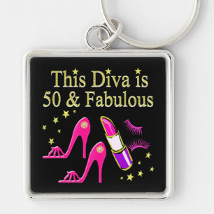 LLAVERO 50 Y FABULOSO DISEÑO DIVA