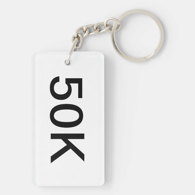Llavero 50K Keychain (Atrás)