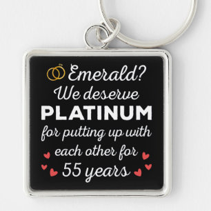 Llavero 55° Aniversario Boda I - Pareja divertida de Esmer