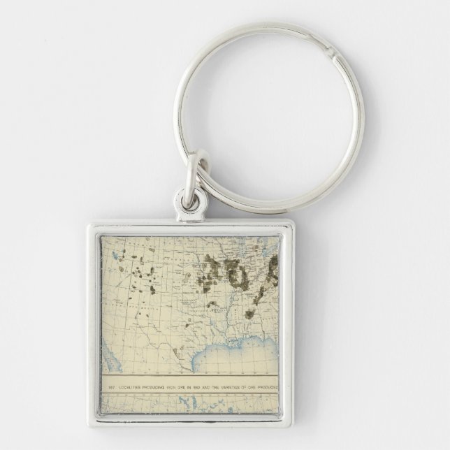 Llavero 58 Carbón 1890, mineral de hierro 1889 (Frente)