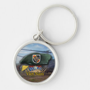 Llavero 5.ª fuerza especial boinas verdes nombre Keychain