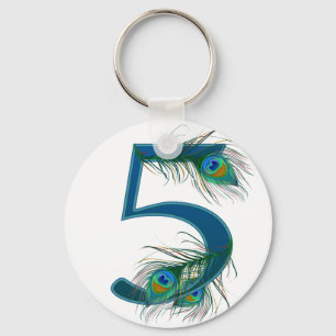 Llavero 5/5tos/5to aniversario/número 5