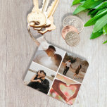 Llavero 5 Collage Personalizado de fotografía cadena de cl<br><div class="desc">Crear un Collage de fotos Personalizado único personalizado 5 anillo de claves fotográficas de Ricaso</div>